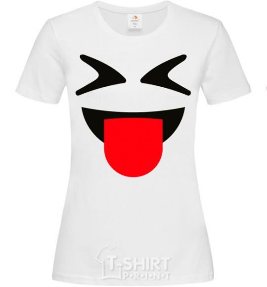 Women's T-shirt Naughty White фото