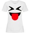 Women's T-shirt Naughty White фото