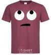 Men's T-Shirt What's going on burgundy фото