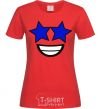 Women's T-shirt Stellar hour red фото