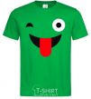 Men's T-Shirt A wink with the tongue kelly-green фото