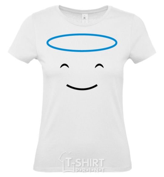 Women's T-shirt Angelic mood White фото