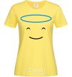 Women's T-shirt Angelic mood cornsilk фото