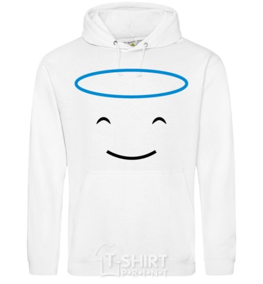 Men`s hoodie Angelic mood White фото