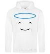 Men`s hoodie Angelic mood White фото