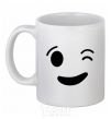 Ceramic mug Wink White фото