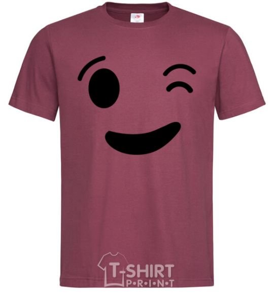 Men's T-Shirt Wink burgundy фото