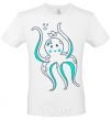 Men's T-Shirt An octopus in a panama White фото