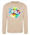 Sweatshirt The elephant in the paint sand фото