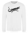 Sweatshirt Crocodile gray White фото