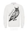 Sweatshirt Great horned owl White фото