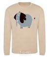 Sweatshirt Funny elephant sand фото