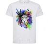 Kids T-shirt Bright lion butterfly White фото