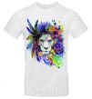 Men's T-Shirt Bright lion butterfly White фото