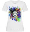 Women's T-shirt Bright lion butterfly White фото