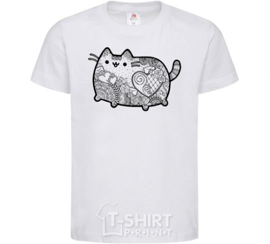 Kids T-shirt Hindi kitty 2 White фото