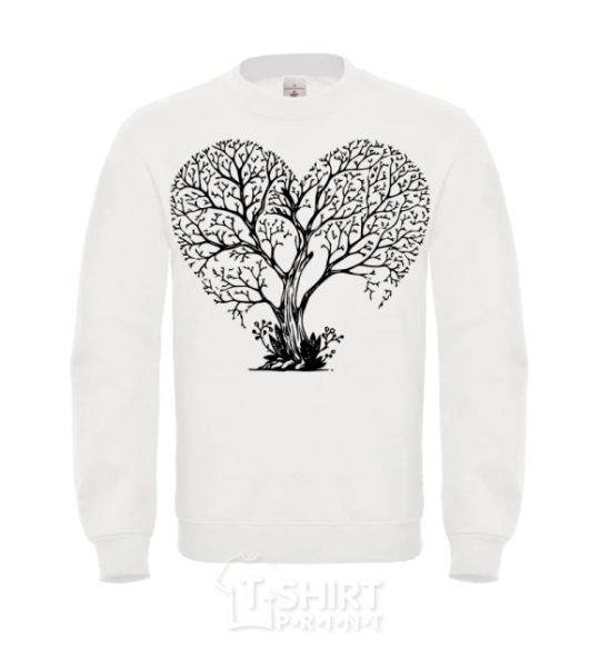 Sweatshirt Tree heart White фото