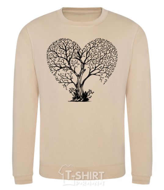 Sweatshirt Tree heart sand фото