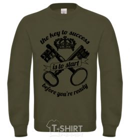 Sweatshirt The key to success is sand фото