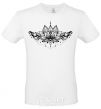 Men's T-Shirt Lotus pattern White фото