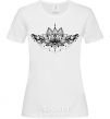 Women's T-shirt Lotus pattern White фото