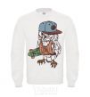 Sweatshirt Cool owl White фото