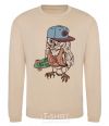 Sweatshirt Cool owl sand фото