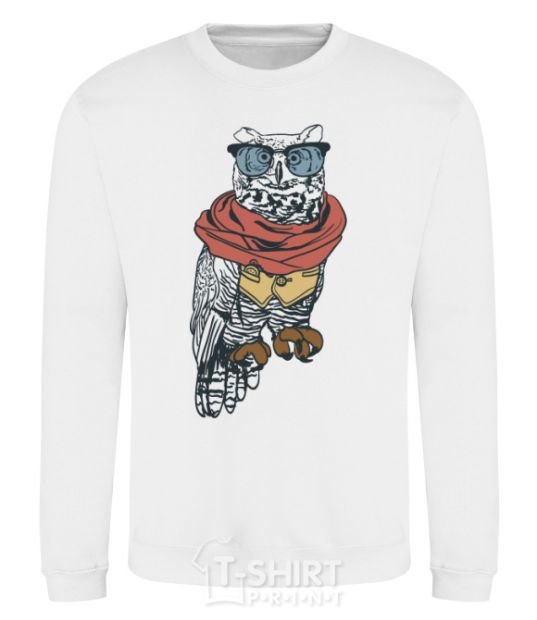 Sweatshirt Owl style White фото