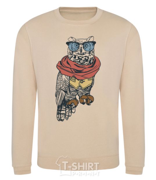 Sweatshirt Owl style sand фото