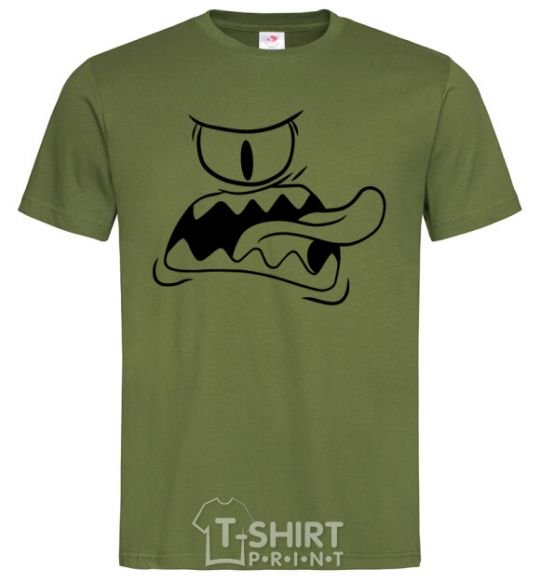 Men's T-Shirt The face of the monster millennial-khaki фото