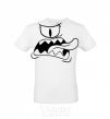 Men's T-Shirt The face of the monster White фото