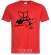 Men's T-Shirt The face of the monster red фото