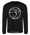 Sweatshirt The girl in the volleyball black фото