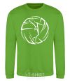 Sweatshirt The girl in the volleyball orchid-green фото