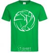 Men's T-Shirt The girl in the volleyball kelly-green фото