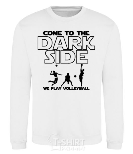 Sweatshirt We play volleyball White фото