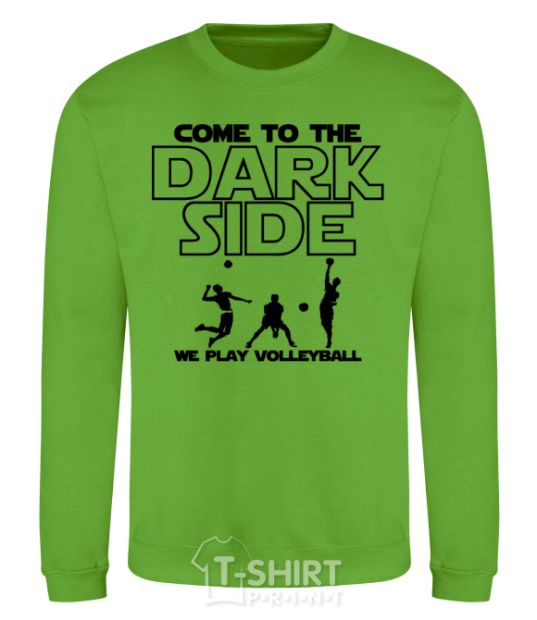 Sweatshirt We play volleyball orchid-green фото