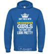 Men`s hoodie They don't just look pretty royal фото