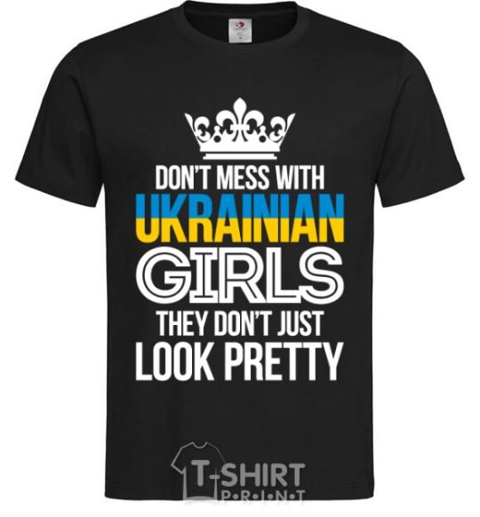 Men's T-Shirt They don't just look pretty black фото