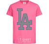 Детская футболка LA Ярко-розовый фото