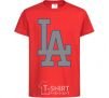 Kids T-shirt LA red фото