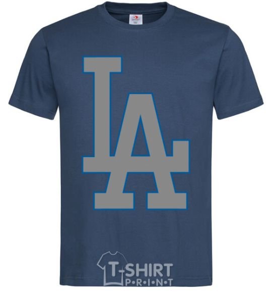 Men's T-Shirt LA navy-blue фото