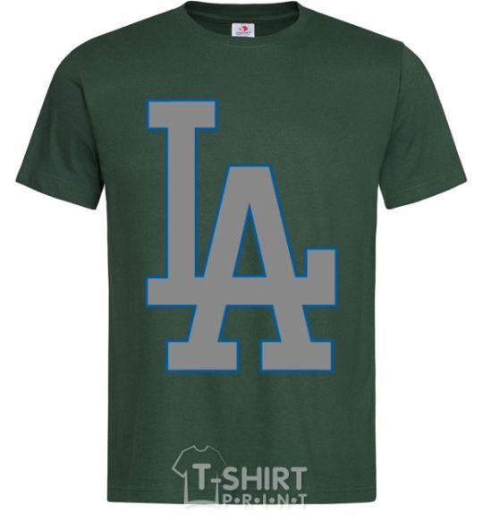 Мужская футболка LA Темно-зеленый фото