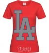 Women's T-shirt LA red фото