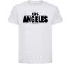 Kids T-shirt Los Angeles since 1781 White фото