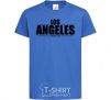 Kids T-shirt Los Angeles since 1781 royal-blue фото