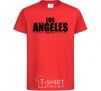 Kids T-shirt Los Angeles since 1781 red фото