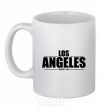 Ceramic mug Los Angeles since 1781 White фото