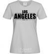 Women's T-shirt Los Angeles since 1781 grey фото