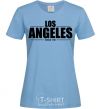 Women's T-shirt Los Angeles since 1781 sky-blue фото
